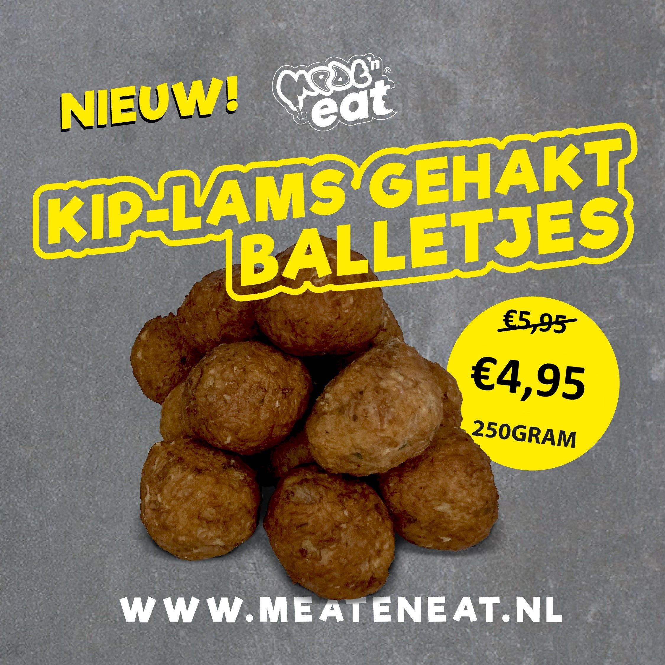 Lams-Kip gehaktballetjes - 250 Gram - Nieuw